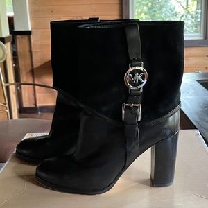 Michael Kors Fulton Bootie black leather/suede